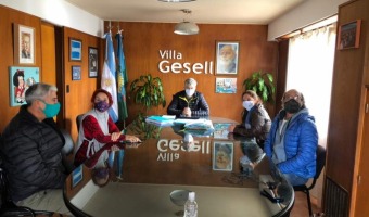 REUNIN CON FUNCIONARIOS DEL MINISTERIO DE DESARROLLO SOCIAL DE LA NACIN
